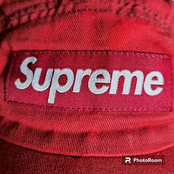 UNIQUE SUPREME Reactive RED Box Camp Cap SS18 Color Change SOLD OUT EVERYWHERE! - Picture 4 of 9